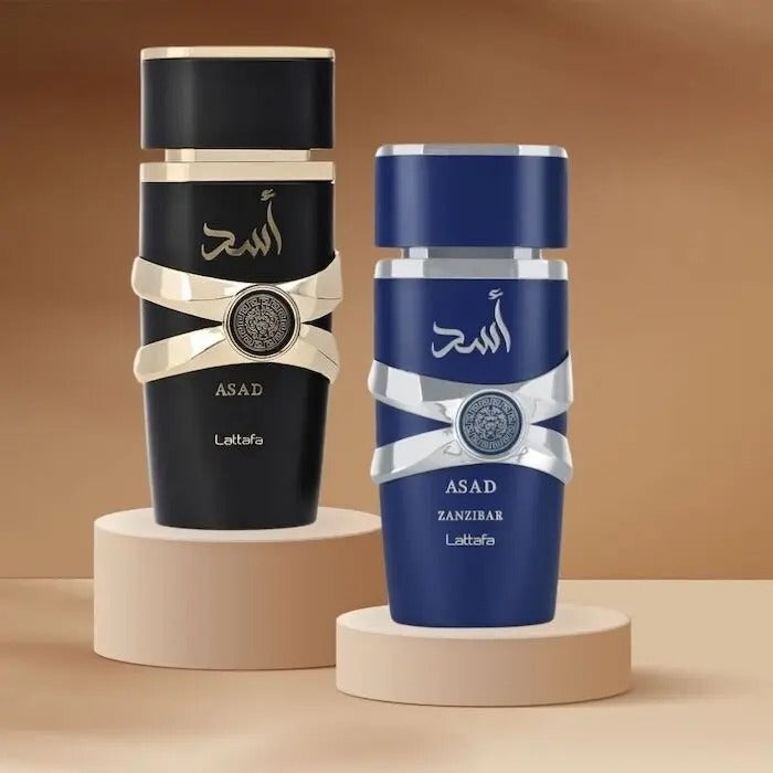 lattafa 5th anniversary limited edition Asad+Asad zanzibar combo