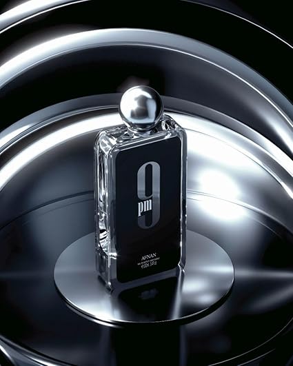 Afnan 9 Pm Eau De Parfum Spray for Men, 3.4 Ounce