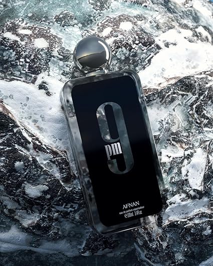 Afnan 9 Pm Eau De Parfum Spray for Men, 3.4 Ounce