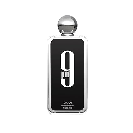 Afnan 9 Pm Eau De Parfum Spray for Men, 3.4 Ounce