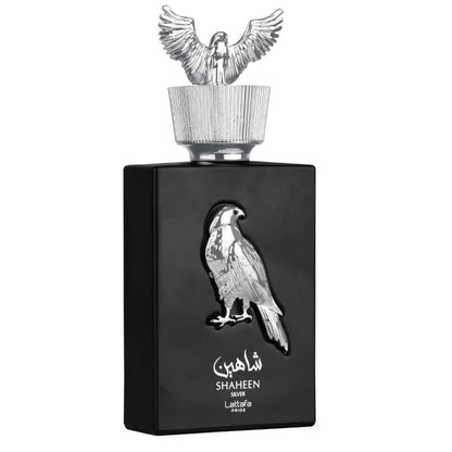 Lattafa Pride Shaheen Silver Eau de Parfum (EDP) Travel Size Spray - 20ml (0.67 OZ), Unisex Fragrance for Men & Women