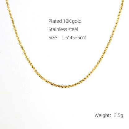 Finished Chain S Chain Clip Bead Necklace Jewelry Necklace