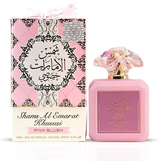 pink blush shams al emaraat khususi edp spray
